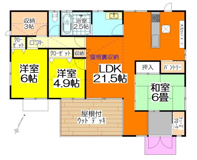 【可児市松伏の平屋が完成しました】新築のオール電化住宅です。