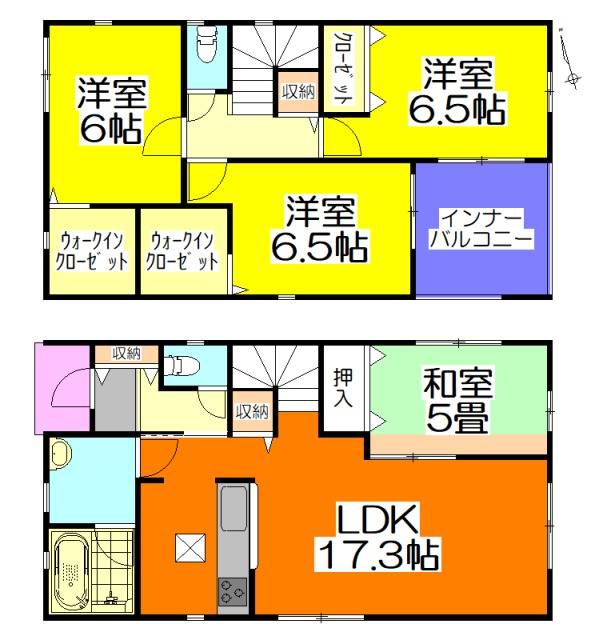 可児市下恵土　第8　1号棟　4LDK