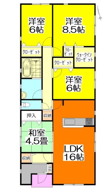 可児市下恵土　第8　3号棟　4LDK