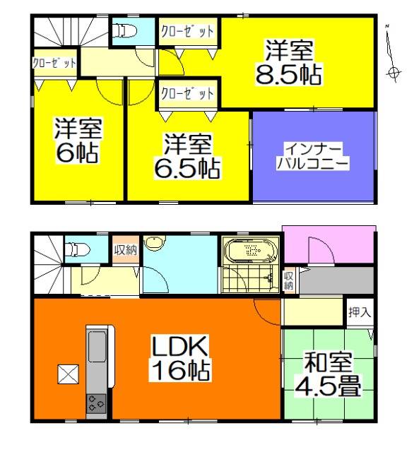 可児郡御嵩町美佐野　第1　1号棟　4LDK