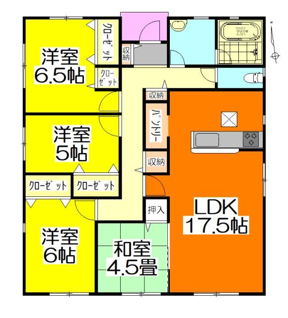 可児郡御嵩町美佐野　第1　2号棟　4LDK