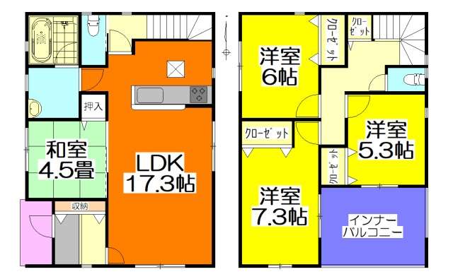 ご成約　可児市川合　第2　3号棟　4LDK