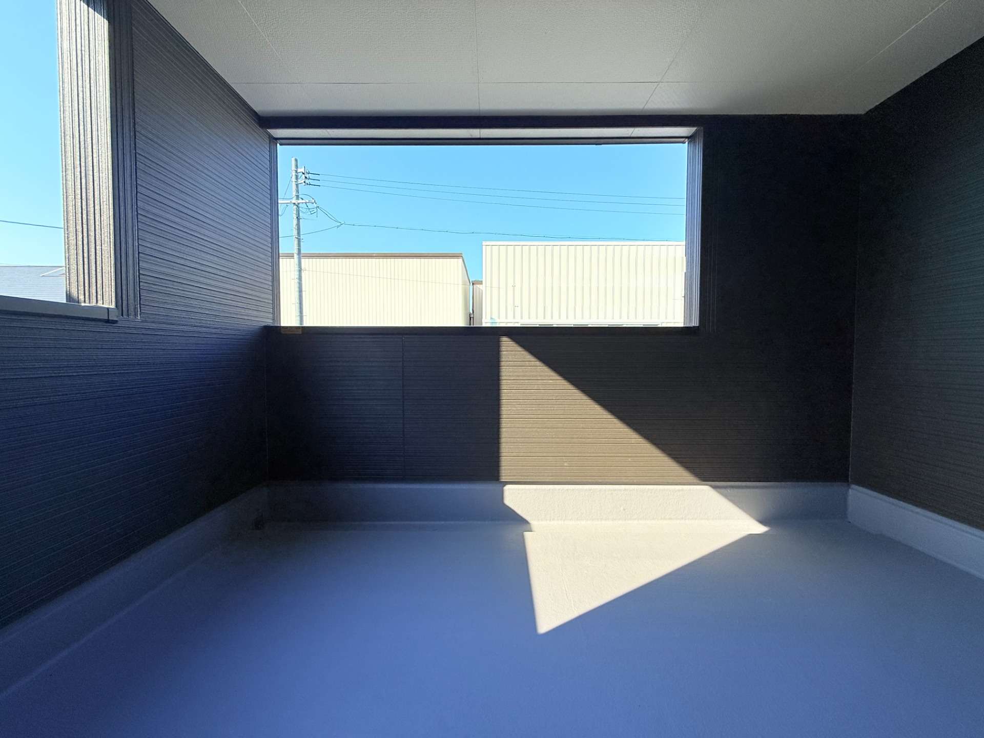 開放的なインナーバルコニー