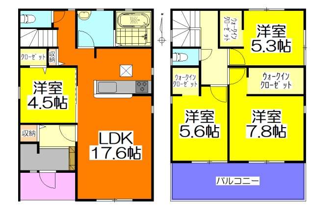 【可児市下恵土 新築戸建て】2号棟