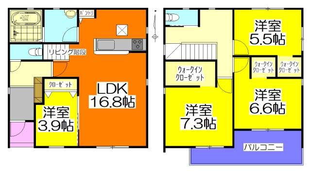 【可児市下恵土 新築戸建て】3号棟
