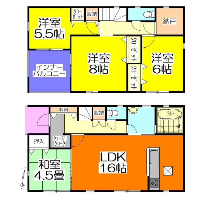 【可児郡御嵩町上恵土】新築戸建て 2号棟