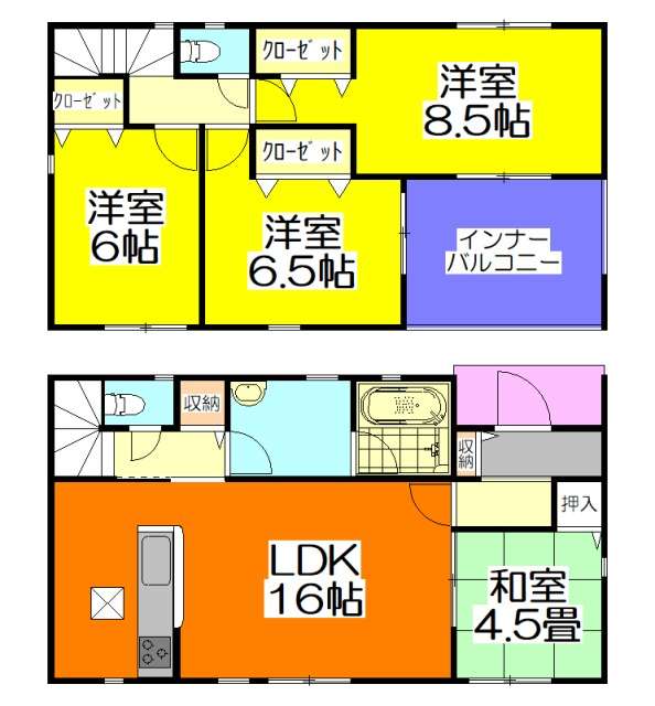 【可児市塩 新築戸建て】3号棟