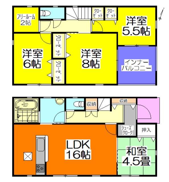 【可児市下切 新築戸建て】2号棟