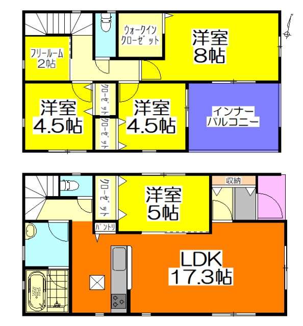 【可児市下切 新築戸建て】3号棟