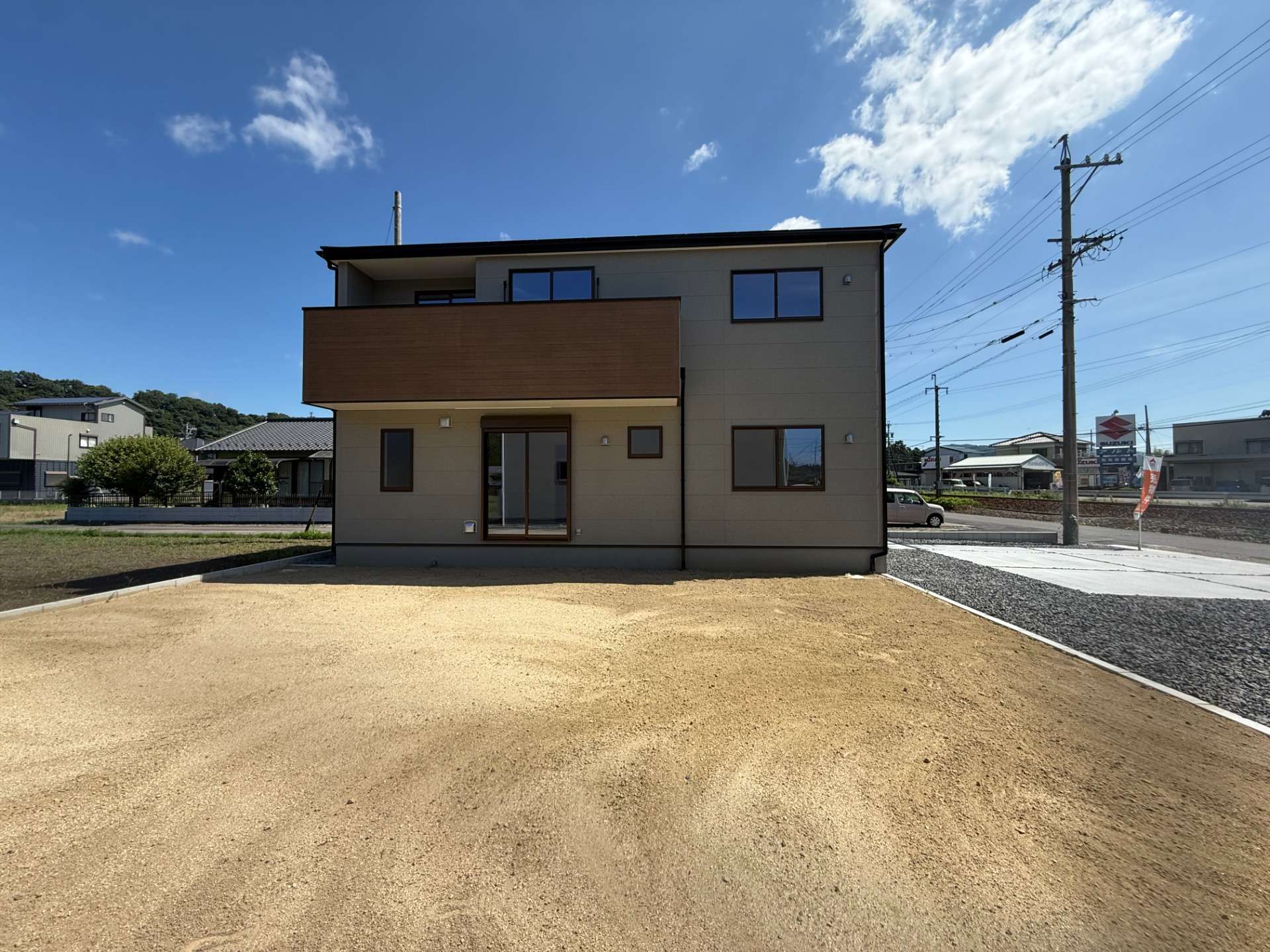 【川辺町下川辺 新築戸建て】5LDK 北東角地