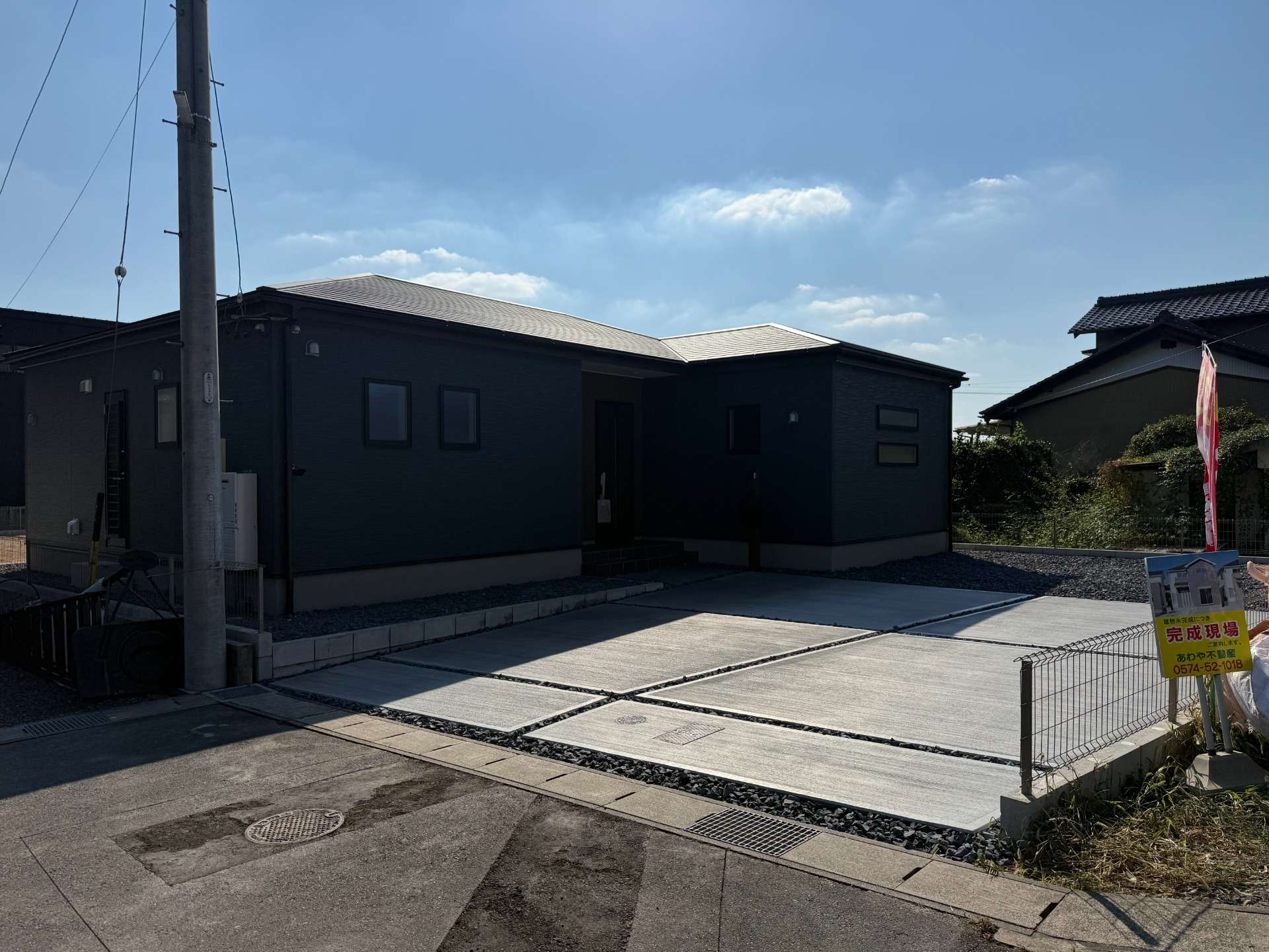 【八百津町八百津・新築平屋】完成済み!敷地約111坪・4LDK・駐車4台可能|長期優良住宅